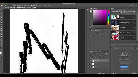 Video demo - photoshop -  using the eraser tool