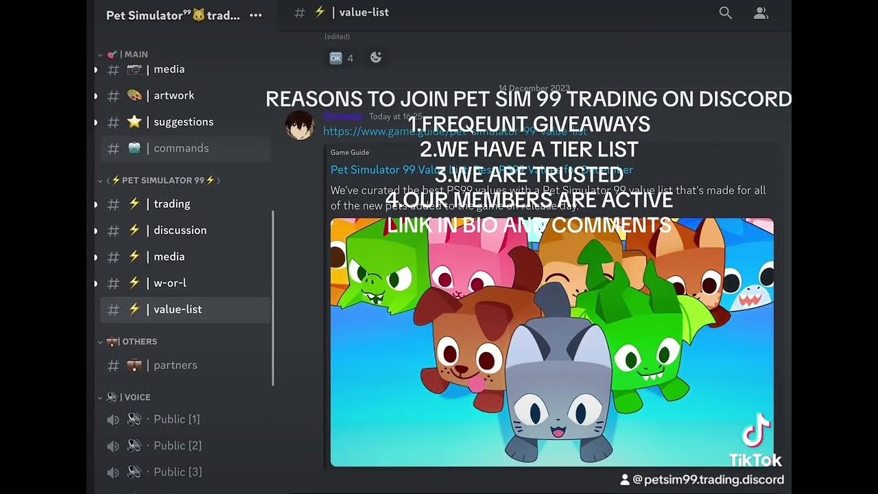 Ps99 trading discord server youtube