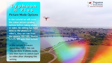 Yuneec Typhoon H Plus & C23 Colour Picture Mode Settings