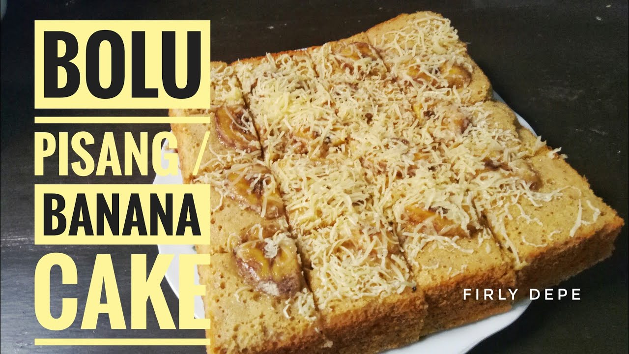 Cara Membuat Bolu Pisang Banana Cake Tanpa Sp Dan Baking Powder Pengembang Kue Youtube