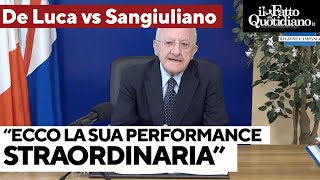 L'ironia di De Luca sul "ministro delle cerimonie" Sangiuliano: "Invitatelo e feste e battesimi"