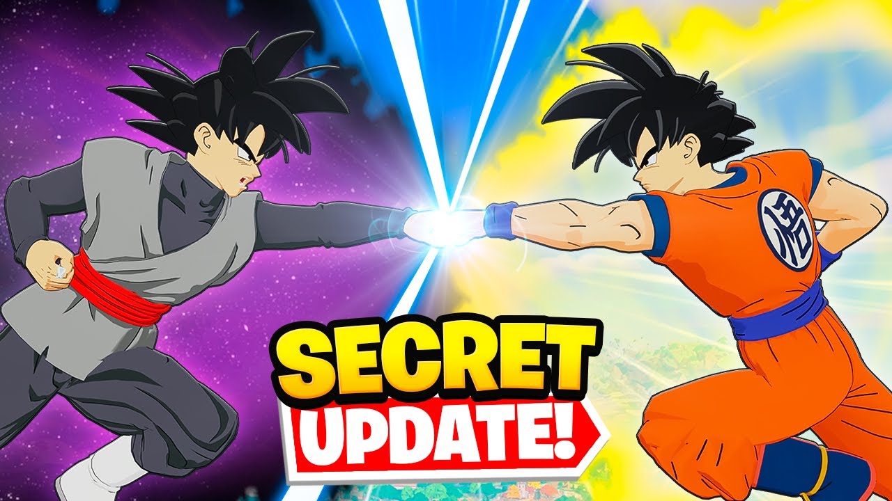 NEW *GOKU BLACK* In Fortnite (SECRET UPDATE)
