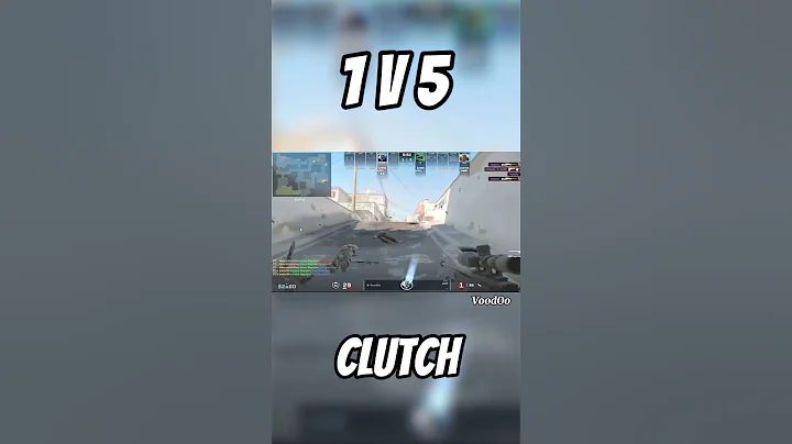 CS2 1V5 CLUTCH #cs2 #csgo #counterstrike #1v5clutch #shorts #csedits