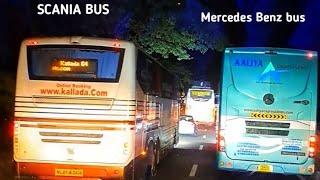High speed buses chasing between Volvo,Scania & Mercedes Benz