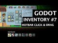 How to Make an Inventory System in Godot - Drag between Inventory &amp; Hotbar (#7)