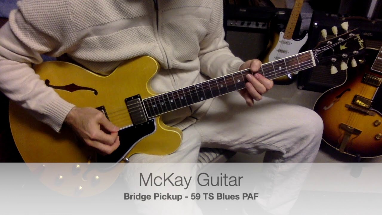 McKay Guitar w/ 1959 P.A.F. Tone Specific Pickups. Best Humbuckers for