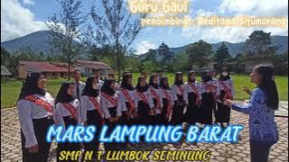 Mars Lampung Barat oleh SMP N 1 Lumbok Seminung, Lampung Barat