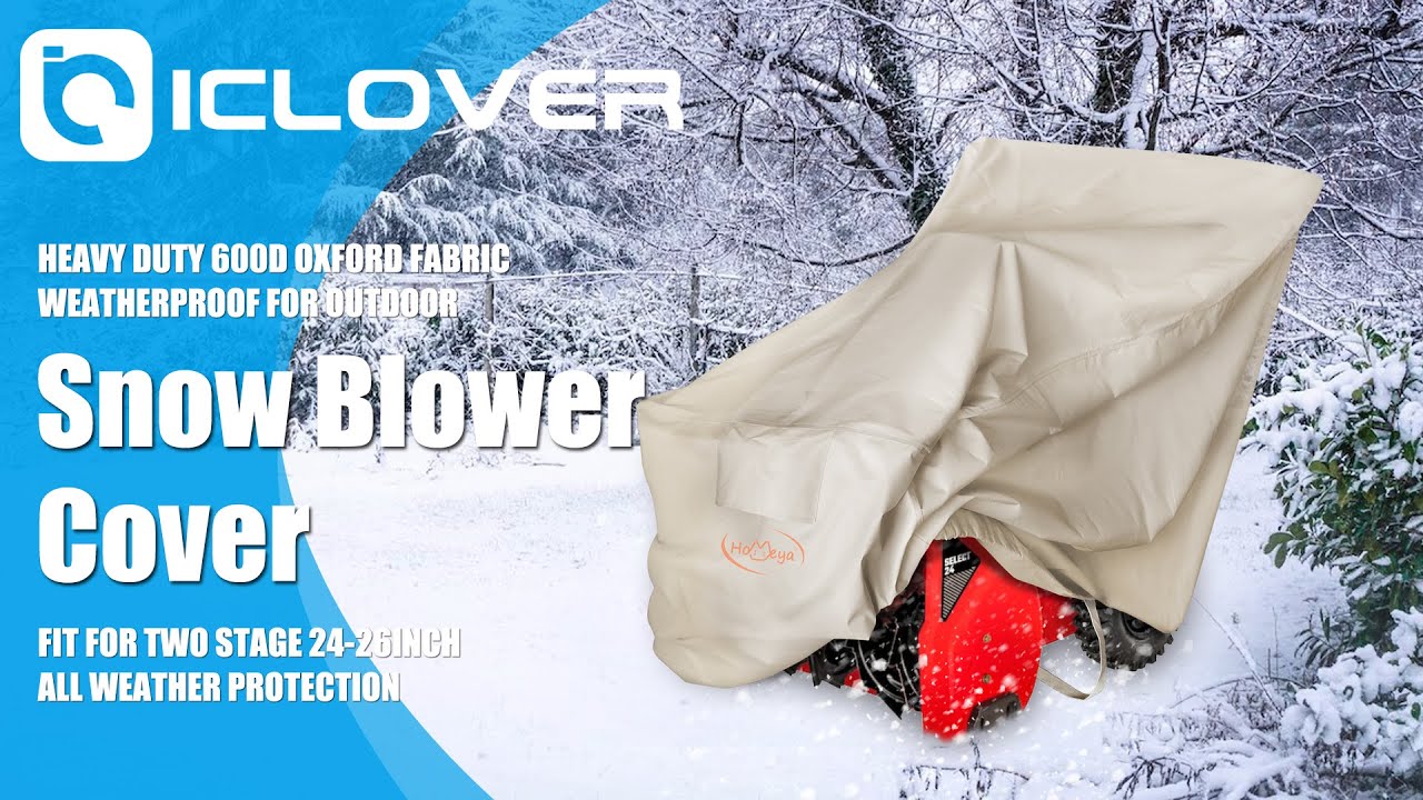  Snow Blower Cover 600D Heavy Duty Fabric, Snow