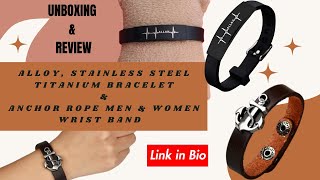 Titanium Power Magnetic Bracelet  & ANCHOR ROPE Men & Women Wrist Band Unboxing and Review in Tamil by Retriever Glitz 69 views 9 months ago 2 minutes, 9 seconds