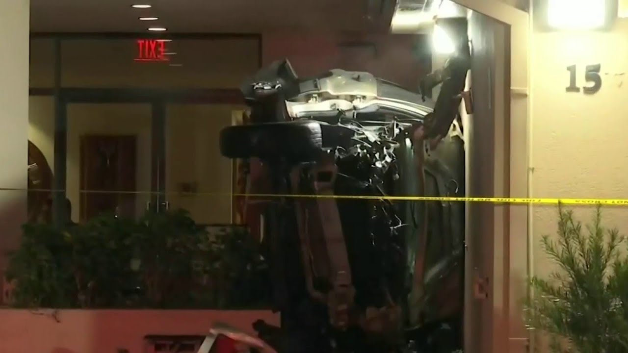 newspaper mockup Cleanup underway after car crashes into Orlando church
