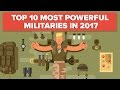 Top 10 Most Powerful Militaries - Military / Army Comparison