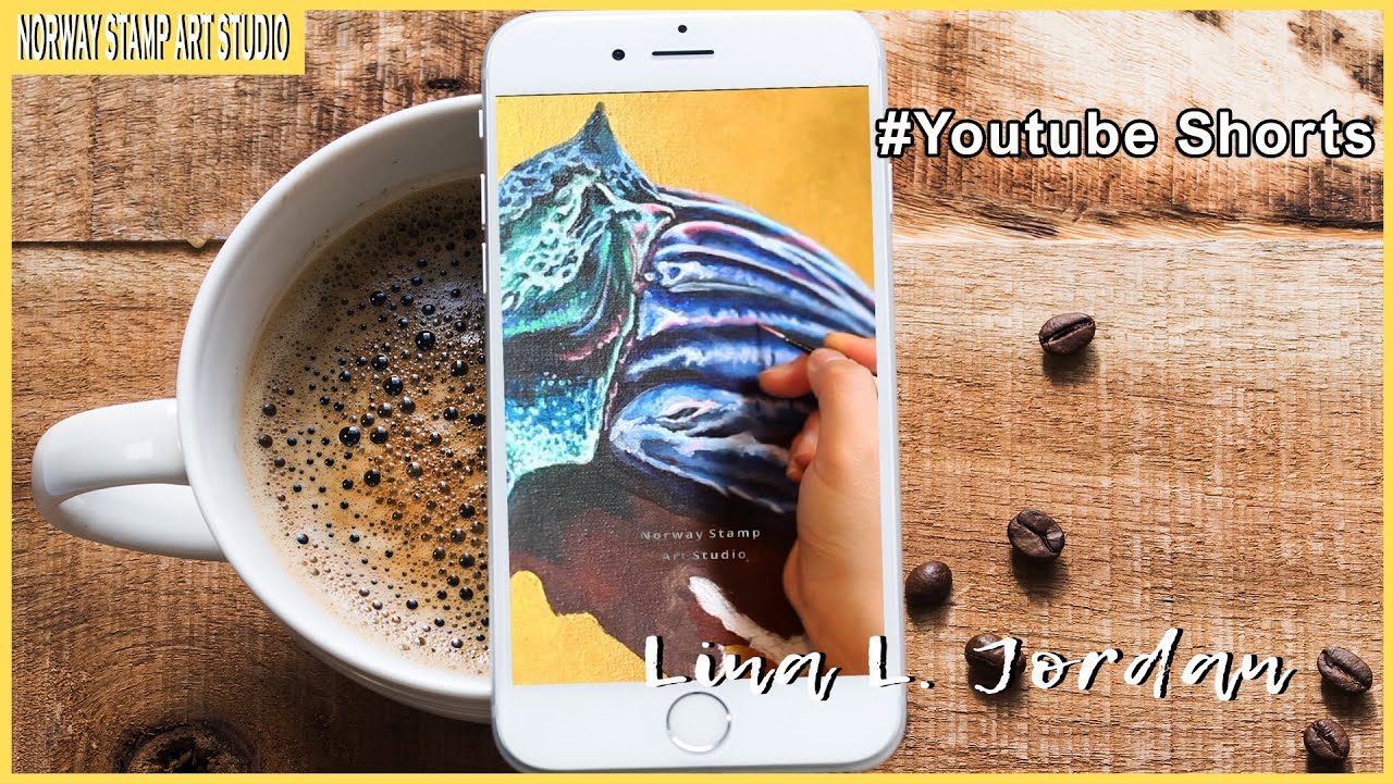 How to paint insect acrylic  -  The boy and insect - No.1 