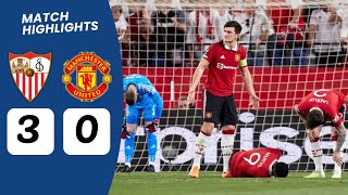 Sevilla Vs Manchester United 3-0 Full Match Highlights Replay Uefa Europa League