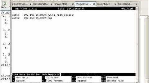 Redhat Enterprise linux 5 NFS-Part3