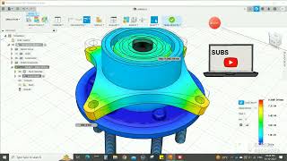 Simulation in Fusion 360 | On My Wheel Hub Design.