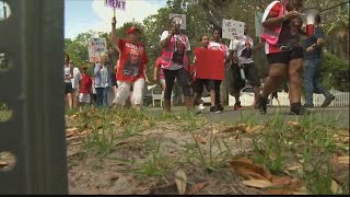Hundreds march in SSI Justice For Trent Rally