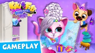 Hair & Nail Salon for Cats 😺 Kiki & Fifi Pet Beauty Salon Gameplay 🌟 TutoTOONS screenshot 1