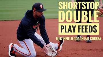 MLB Coach Teaches Shortstop Double Play Feeds.