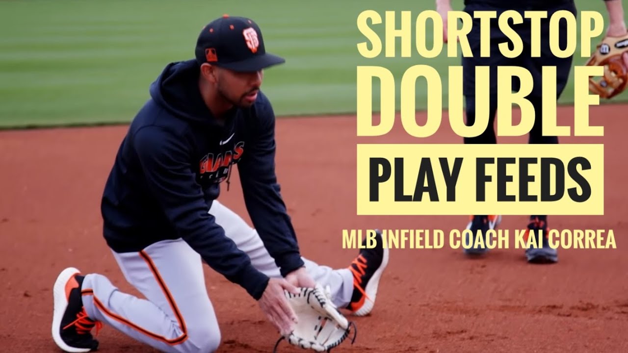 MLB Coach Teaches Shortstop Double Play Feeds.