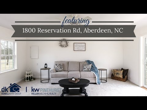 1800 Reservation Road, Aberdeen, NC home video tour