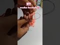 #DIY woolen🧵heart keychain 🩷#easy to make#budget friendly#art