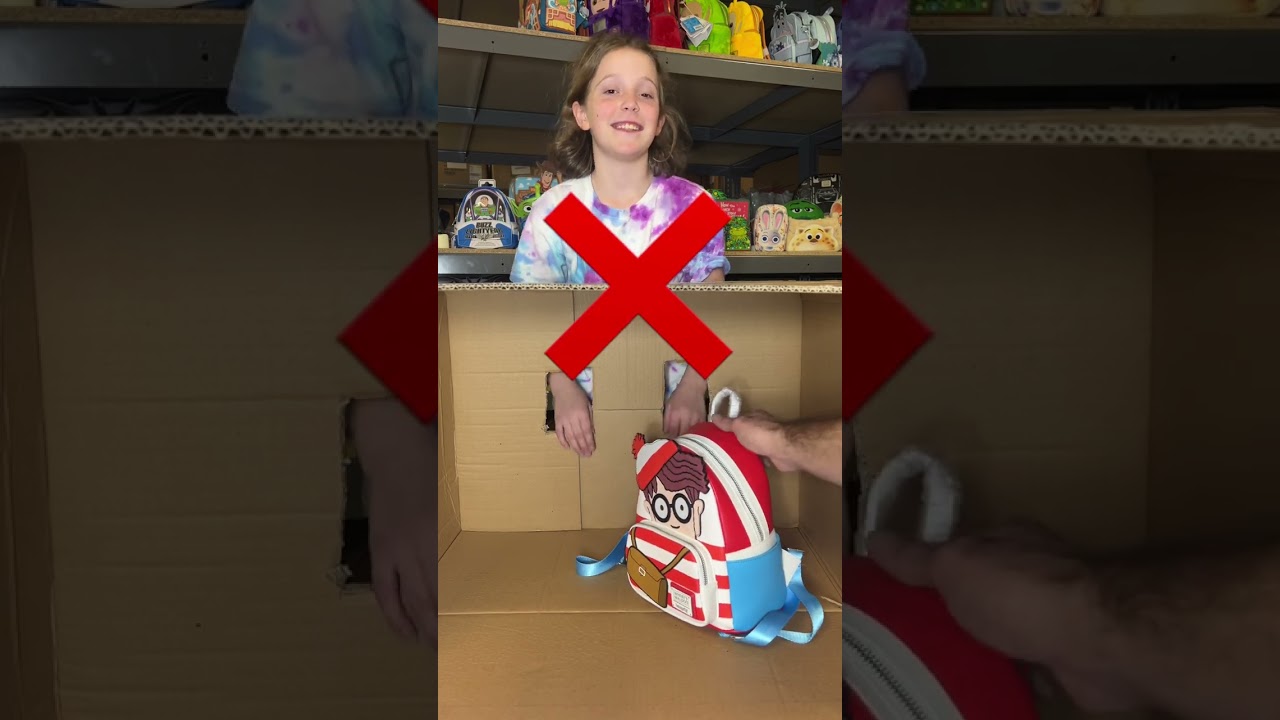 Can Lily guess all three bags?? #disney #threelittlemingos #loungefly #fungames #guessinggame