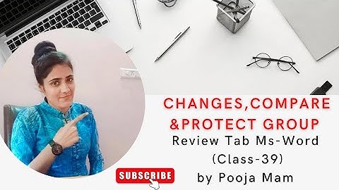 Compare & Protect Group Complete Review Tab Ms-Word 2007(class-39) #bts #advance #bts #gk