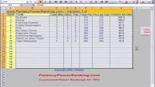 Power Ranking Calculator - Version 1.0 - Rank Teams screenshot 2