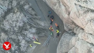 Hiker rescued after getting trapped in quicksand at US national park