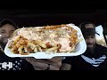 Eating WIENERSCHNITZEL "Thousand Island Chili Cheese Fries"