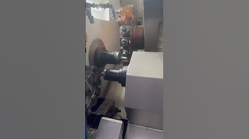 2in1 CNC lathe, double spindle with single turret#CNC #machine #CNCmachine #machinetool #Lathe #2in1