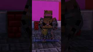Burntrap dance in Minecraft [FNAF SB/Minecraft] #shorts #fnafsb #burntrap #funny