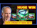 Max bet jade drum  huge win dancing drums ultimate explosion slot
