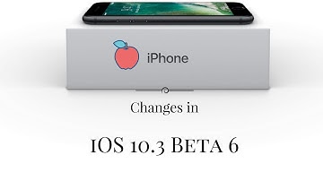 iOS 10.3 Beta 6 Changes