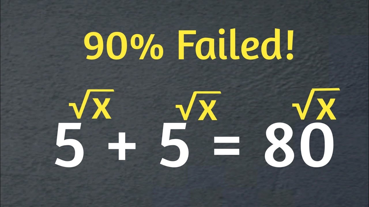 Math Olympiad | Hardest Math Problem in the World | Algebra Problem