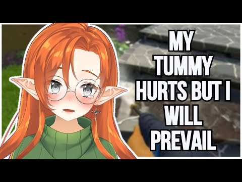 VTuber | My Tummy Hurts but Power Washing MUST go on!