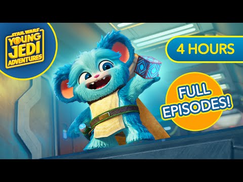 Star Wars: Young Jedi Adventures Full Episodes | 4 Hour | @StarWarsKids x @disneyjunior