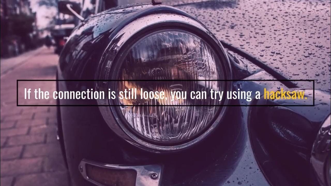 How to Fix a Loose Headlight Connector YouTube