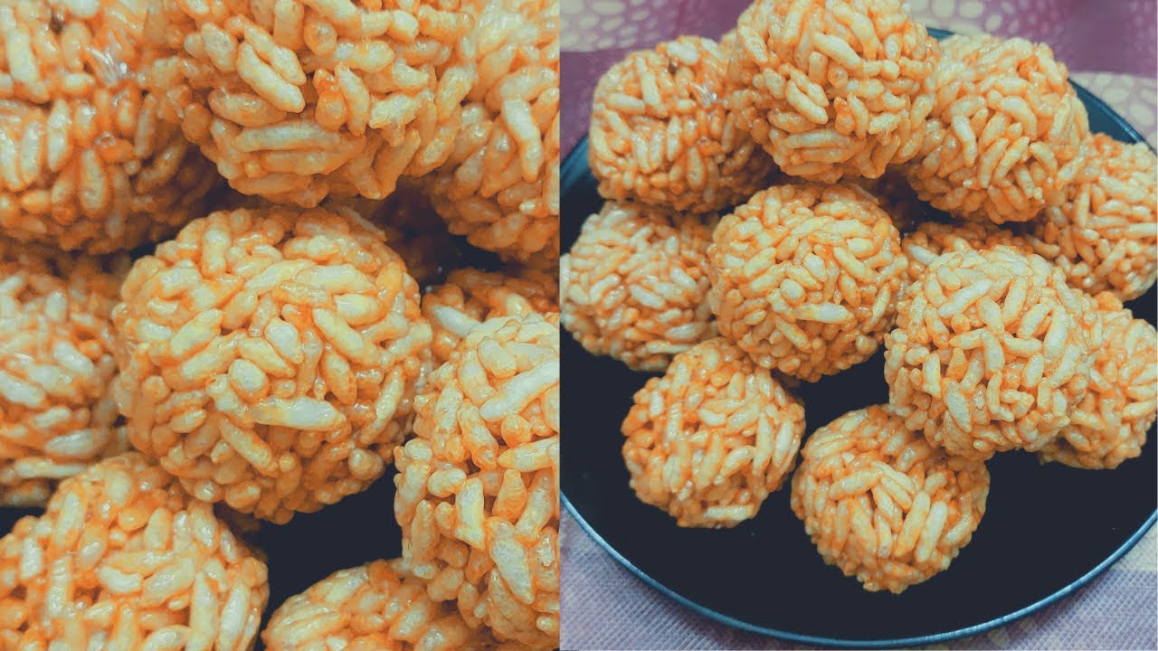 Murmura Laddu Recipe in Hindi मुरमुरा लड्डू रेसिपी हिंदी में Puffed