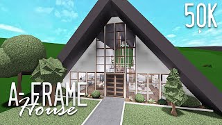 A-Frame House 50k | Roblox bloxburg | Hxsna