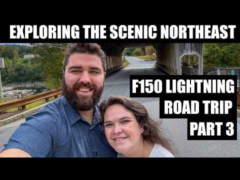 Taking The Scenic Route Across The White Mountains! F150 Lightning Road Trip to Maine Part 3