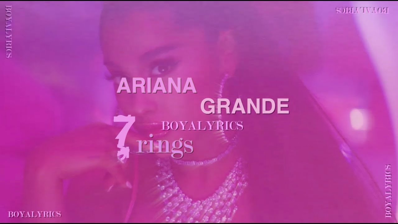 Ariana Grande - 7 rings (Lyrics) - YouTube