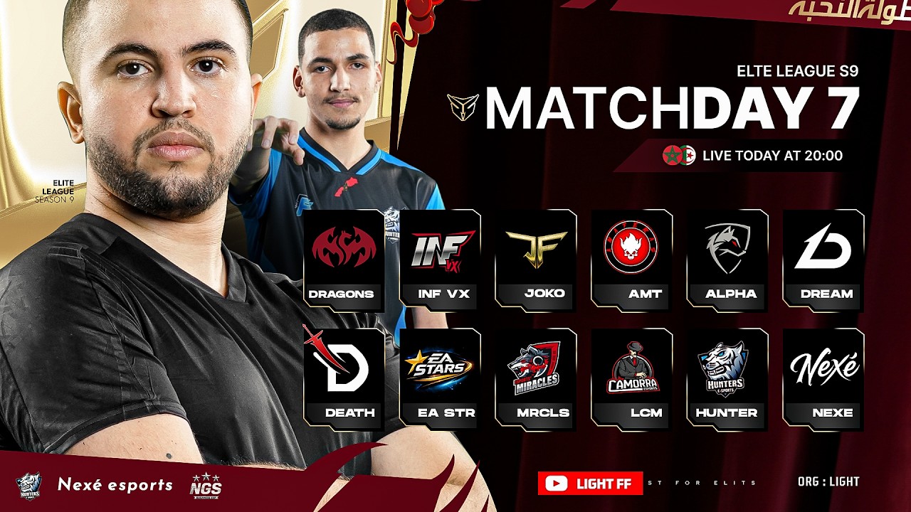 ELITE LEAGUE S9 DAY 7 | بطولة النخبة - اليوم السابع - $300