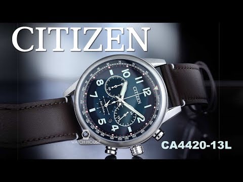 Citizen Sports Chrono CA4420-13L Eco Drive Solar Men\'s Wrist Watch - YouTube