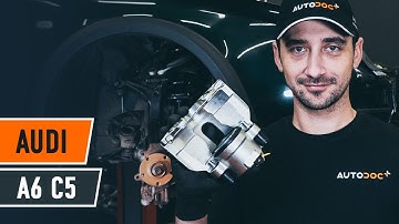 Hvordan bytte fremme bremsecaliper der på AUDI A6 C5 Avant [AUTODOC-VIDEOLEKSJONER]