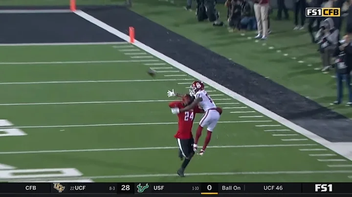 Oklahoma WR Marvin Mims CRAZY Catch vs Texas Tech ...