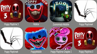 Poppy Playtime Chapter 2,Poppy Playtime 3 Roblox,Poppy 3 Mobile,Poppy 4,Zoonomaly Mobile Gameplay