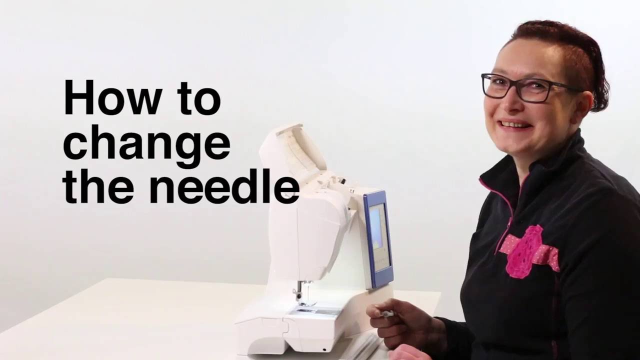 How to change the needle Husqvarna Viking Sapphire 960Q YouTube
