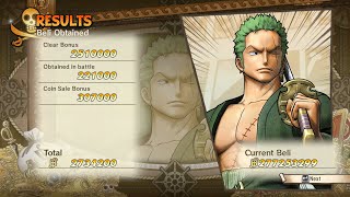 One Piece: Pirate Warriors 3 - Roronoa Zoro (After Timeskip) GAMEPLAY screenshot 4