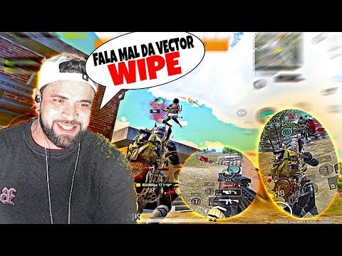 BIZARRO AMASSANDO OS SQUADS DE VECTOR NO PUBGMOBILE